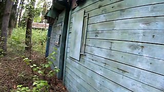 Blonde Solo Girl in Abandoned Sanatorium