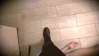 Domestic Service. Floor Rag & Foot Job