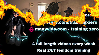 Washing My Pussy & Asshole with His Nose & Piss Slave