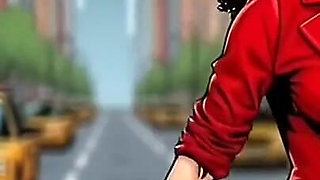 Horny Muscular MILF Dominatrix Fucks in the Car