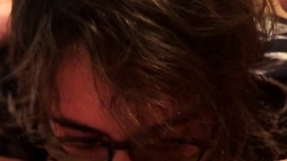 Amateur girlfriends licking in the kitchen