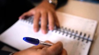 Slutty Russian student passes the Italian exam getting