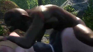 Gol 3D Elf Nun Fucked Hard Doggy Style by Horny Goblin