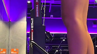 Risky Gym Bathroom - Yellow Piss & Intense Orgasm