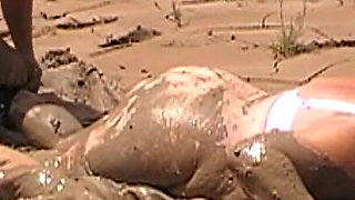 Julie’s Epic Mud Slut Saga - 5:29 Dress-to-lingerie Hogtied Ass Annihilation & Cum
