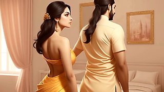 Cheating stepsister gets pounded by a huge Indian cock