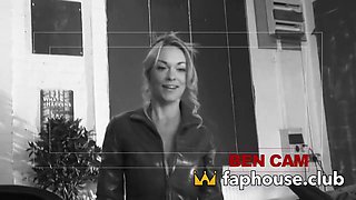 Naughty redhead and dark haired wank salami before XXX hookup with large knockers and nude lingerie.