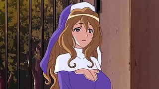 Hentai Nun With Big Tits Gets Anal Sex From Teen Student In Church