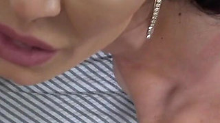 Busty Babe Kendra Lust Gives Wet BJ & Rimjob - Swallows a Mouthful of Cum