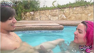 Hot Pool Sex Under The Sun Passion In The Mansion With Real Couple
