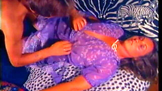 Lusty MILF with Hot Body Slurps and Strokes Fat Cock on Zebra Skin Couch