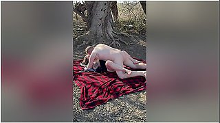 Horny Couple Risks Getting Caught Having Sex In Public Park