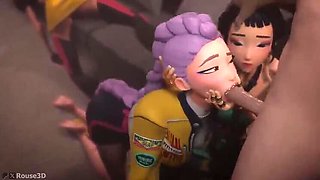 KPop Demon Hunters 2025: Best Hentai Compilation with Anal, Gangbang & Rough Sex