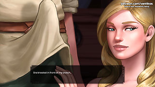 What a legend! - Cock measuring gone wrong! big ass busty blonde teen was too horny so she gave that big cock a blowjob - #4