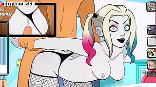 Harley Quinn Tight Anal Creampie - Hole House