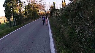 Public Anal with Two School Teens