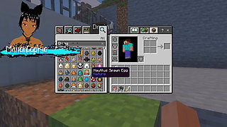 Minecraft Bedrock Girl Mobs - Lets Play Some Minecraft with Some Hot Girls