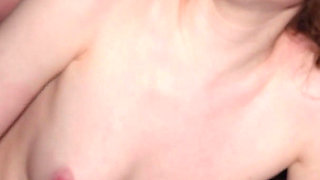 A Skinny Female Student Gets a Dose of Rough Sex; Let's Help Her Cum.