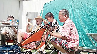 Camping Girl Gangbang