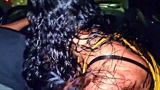 DIDI taxi blowjob to the driver, cuckold records his hotwife sucking the stranger's penis. Ubersex on the streets of Medellin, Colombia - DeisyYeraldine