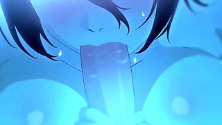 Big Booty Hentai Babe Reze Gets Doggystyle POV Blowjob