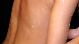 Sexy skinny stepsister teens Jessie and Natasha caught having lesbian sex in hotel shower