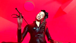 Beat Your Balls and Eat It - Ebony Femdom Goddess Rosie Reed CBT and Cum Eating Instruction Domination POV - Standard Definition