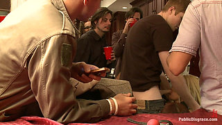 Hot Blonde Girl Gets Disgraced at a House Party