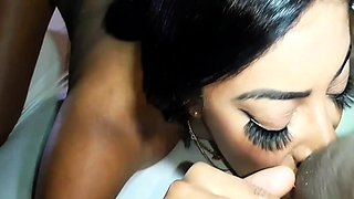 Big assed busty tit fuck and blowjob