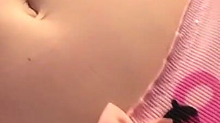 You Are so Lucky to Watch My Tight Pussy in Cute Panties Penetration