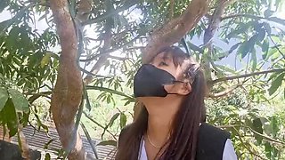 Innocent 18 Year Old Student Picking Mangoes Gets Creampied By Old Farmers Outdoors