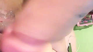 Freshly Bathed with Her Toy