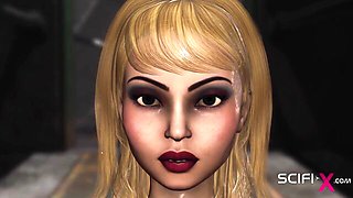 Horny girl's alien sex dirt