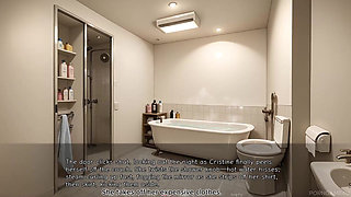 Pent-up in the Shower: an Unexpected Squirting Fantasy About His Friend - Ntr'ed by My Friend - #2 - Ai Porn Game