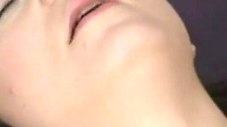 Beautiful Young Slut with Big Tits Masturbates Pussy and Clit with Dildo and Enjoys