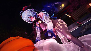 Genshin Impact -hot Spring Monster Fuck Horny Ganyu - 3D Hentai Animations