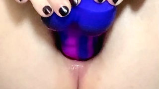 Filling My Whore Ass with a Monster Dildo