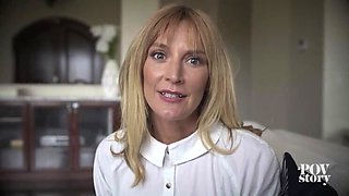 Mona Wales' POV Test Drive: Creampie & Pussy Licking