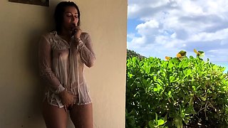 Dani Daniels Public Beach Shower Solo