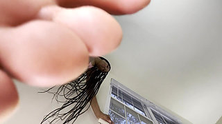 Her Massive Feet Hover Your Face