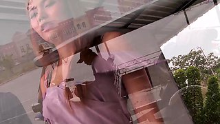 Thai amateur teen picked up for hard sex