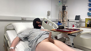 Nurse Ruby's Sounding Exam - Sizing up Her Patient's Tiny Urethra