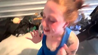 Redhead amateur girlfriend homemade blowjob and fuck