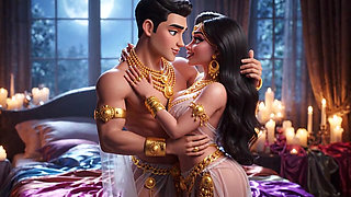 Steamy Cartoon Romance - Prince & Seductive Princess Intimate Compilation
