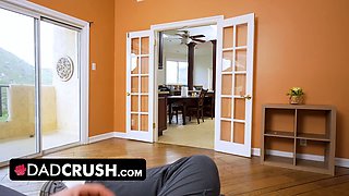 Bratty step daughter ellie nova is always playing sexual pranks on her virgin stepdaddy - dadcrush