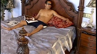 Submissive dude to the horny maids
