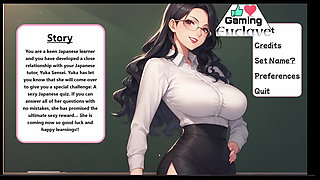 Sexy Japanese quiz with Yuka sensei - Gameplay (no commentary)