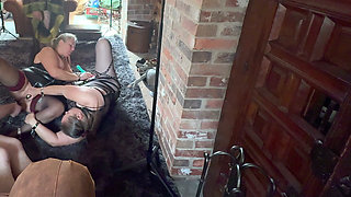Part 3:- Lanista Bear Gets His Female Slaves to Play Together!