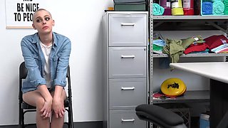 Paris and Justin: Natural Titty Office Blowjobs