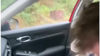 Tiny Girlfriend Soaked In Car Wet Leggings, Intense Fingering & Multiple Squirting Orgasms